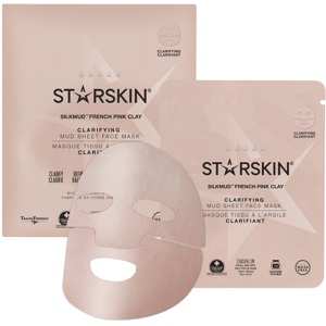 SILKMUD™ Pink French Clay Purifying Mud Sheet Mask, 12g