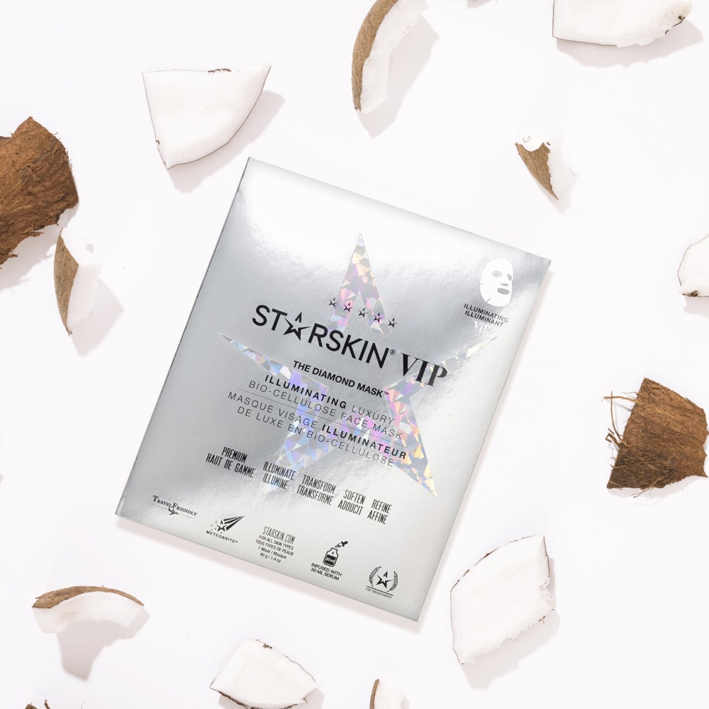 THE DIAMOND MASK™ VIP Illuminating Bio-Cellulose Face Mask, 30ml