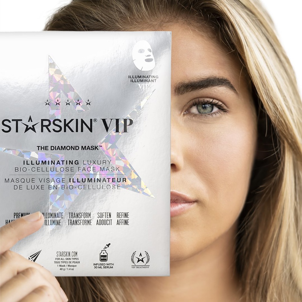 THE DIAMOND MASK™ VIP Illuminating Bio-Cellulose Face Mask, 30ml