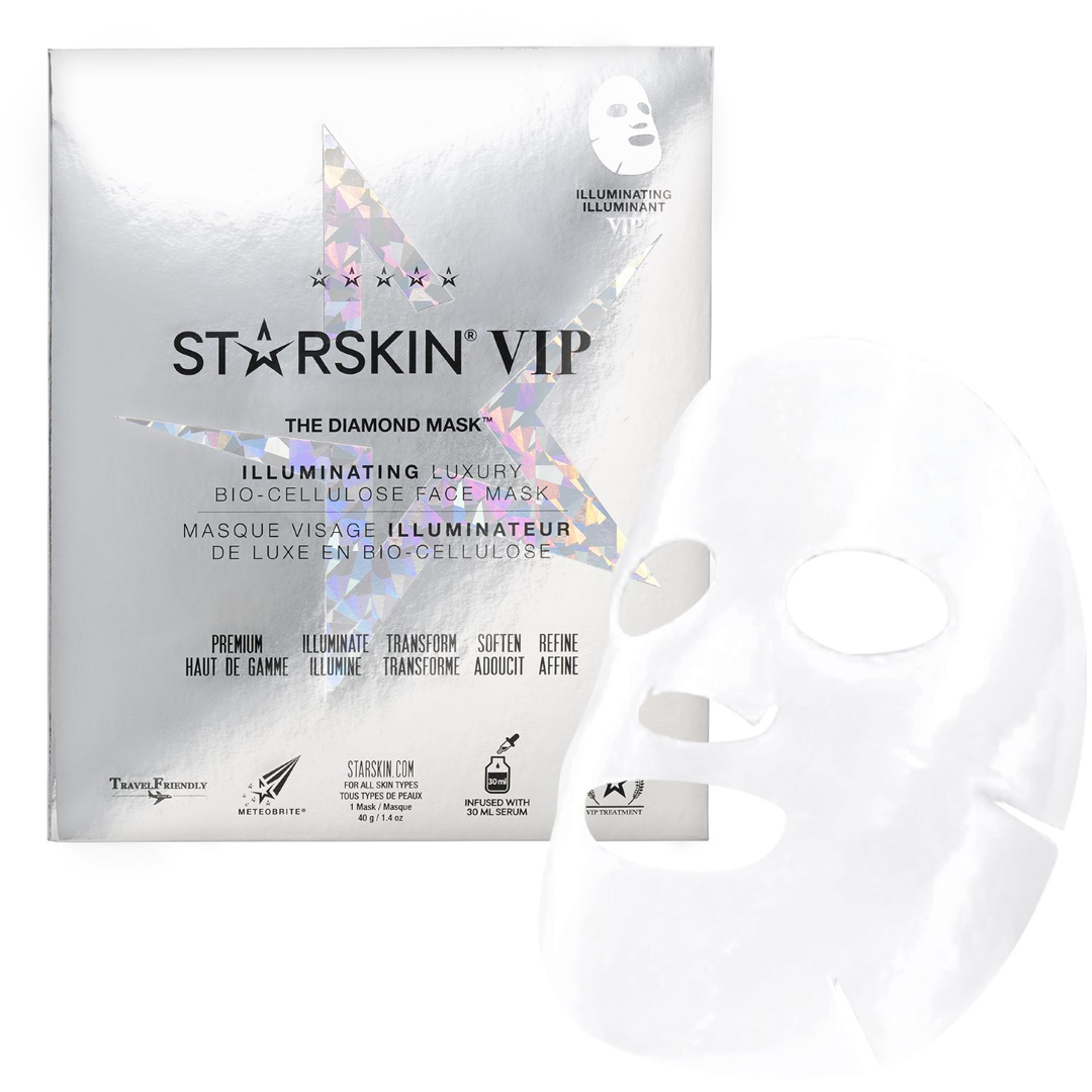 STARSKIN THE DIAMOND MASK™ VIP Illuminating Bio-Cellulose Face Mask, 30ml, Kasvonaamio