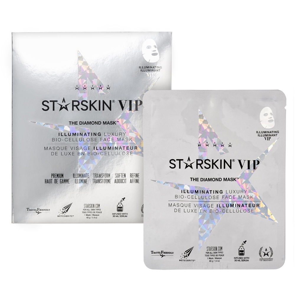 THE DIAMOND MASK™ VIP Illuminating Bio-Cellulose Face Mask, 30ml