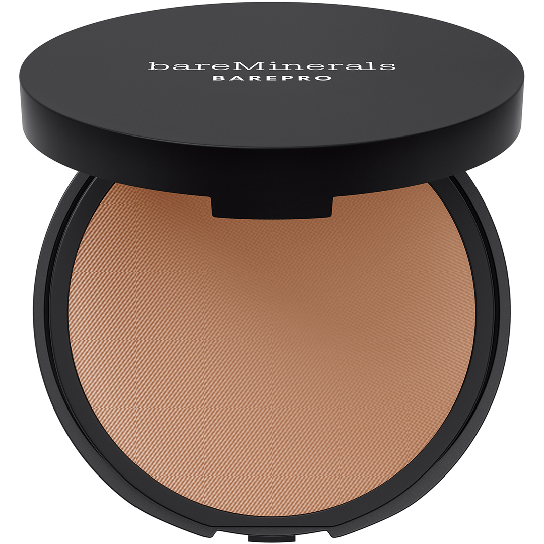 bareMinerals BarePro 16hr Skin-Perfecting Powder Foundation, Medium Deep 45 Cool foundation