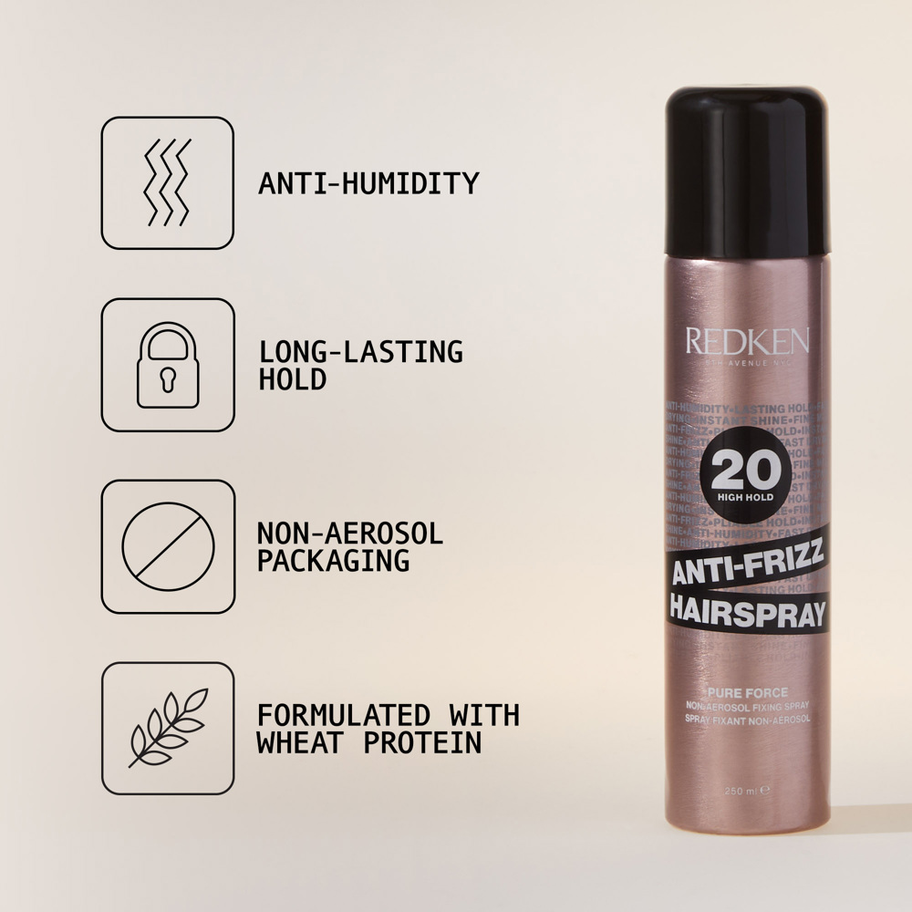 Anti Frizz Hairspray, 250ml