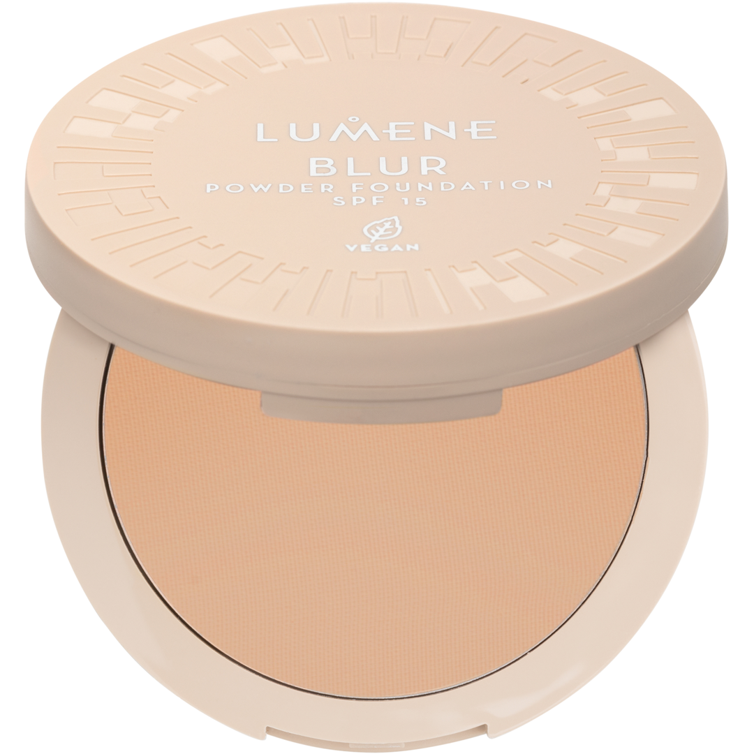 Lumene Blur Longwear Powder Foundation SPF15, 10g, 5 foundation