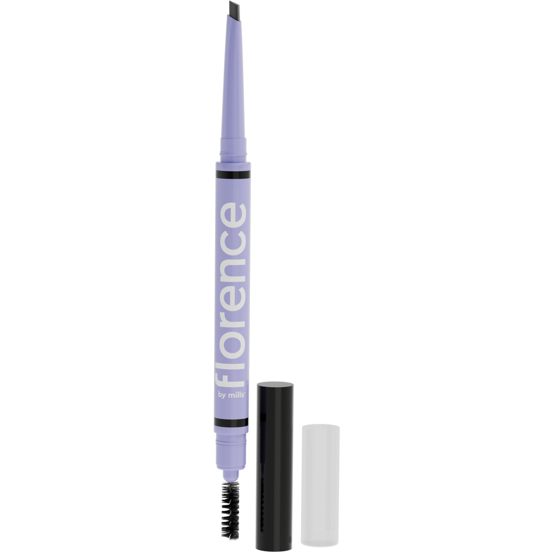 Florence By Mills Tint N Tame Eyebrow Pencil With Spoolie, Black Brown ögonbrynspenna