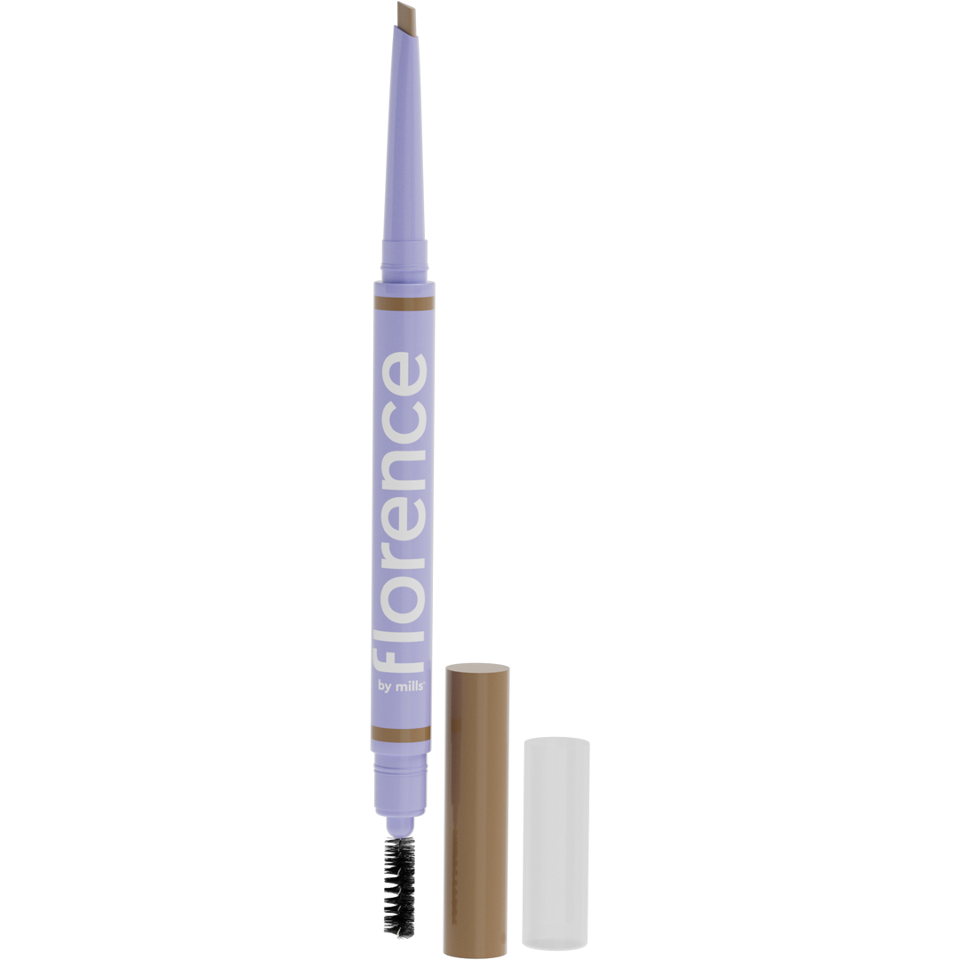 Florence By Mills Tint N Tame Eyebrow Pencil With Spoolie, Taupe