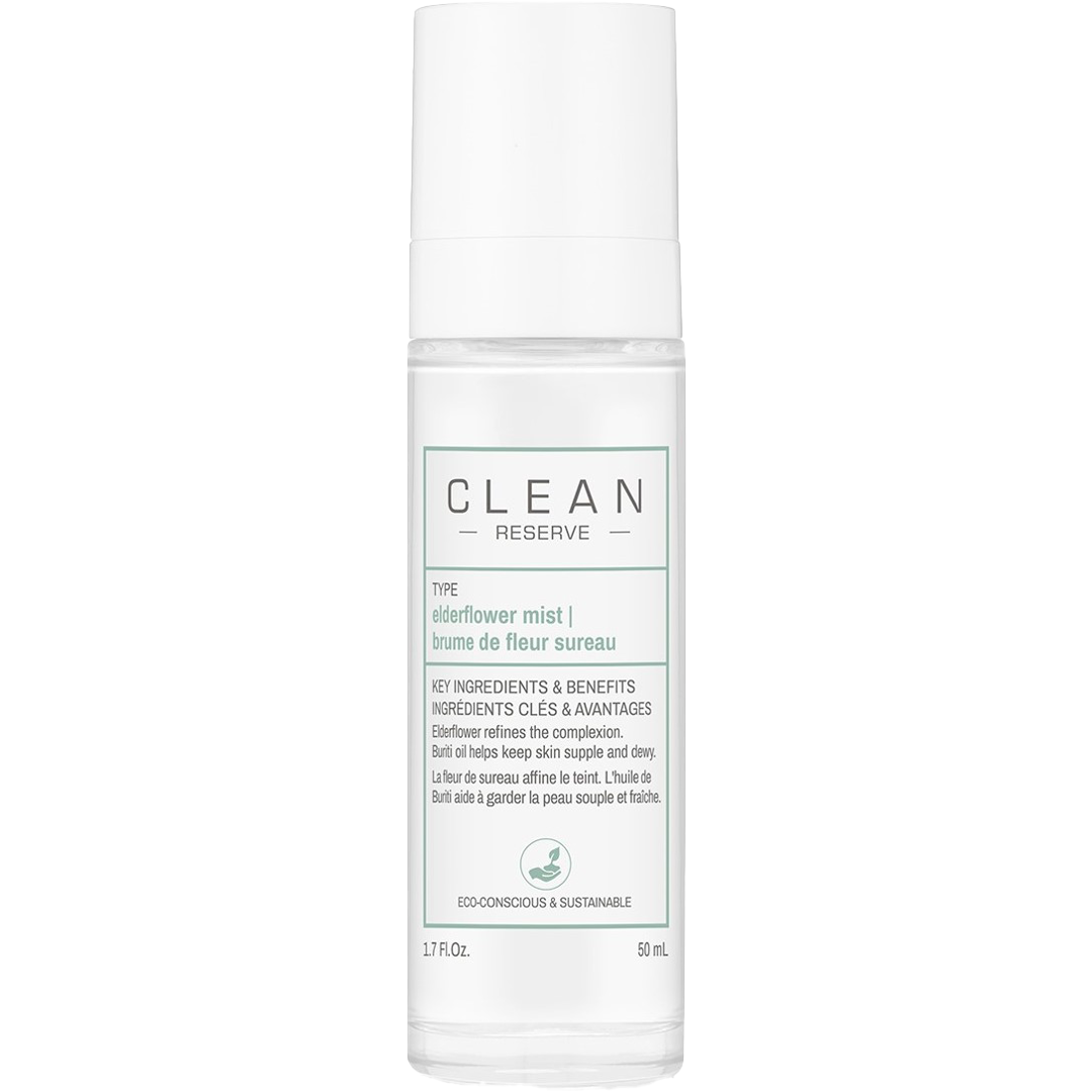 Clean Reserve Elderflower Face Mist, 50ml, Kasvosuihke