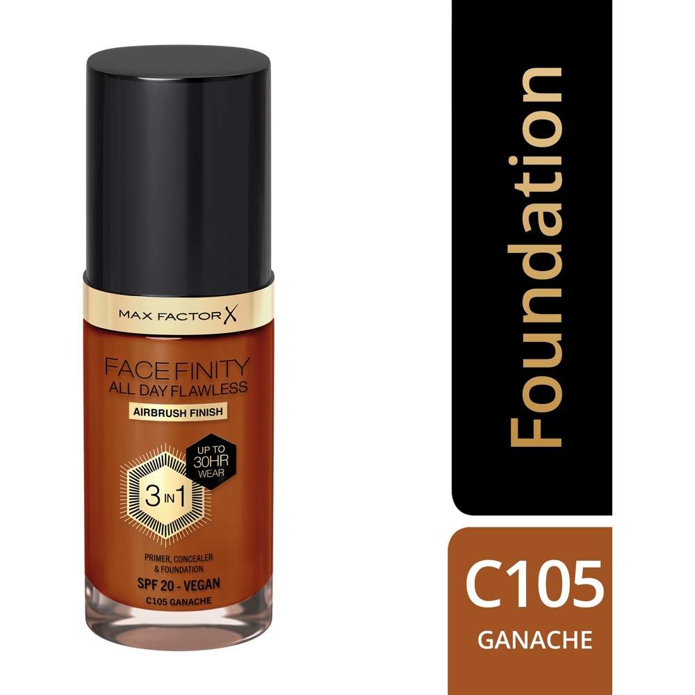 All Day Flawless 3-in-1 Foundation, 30ml