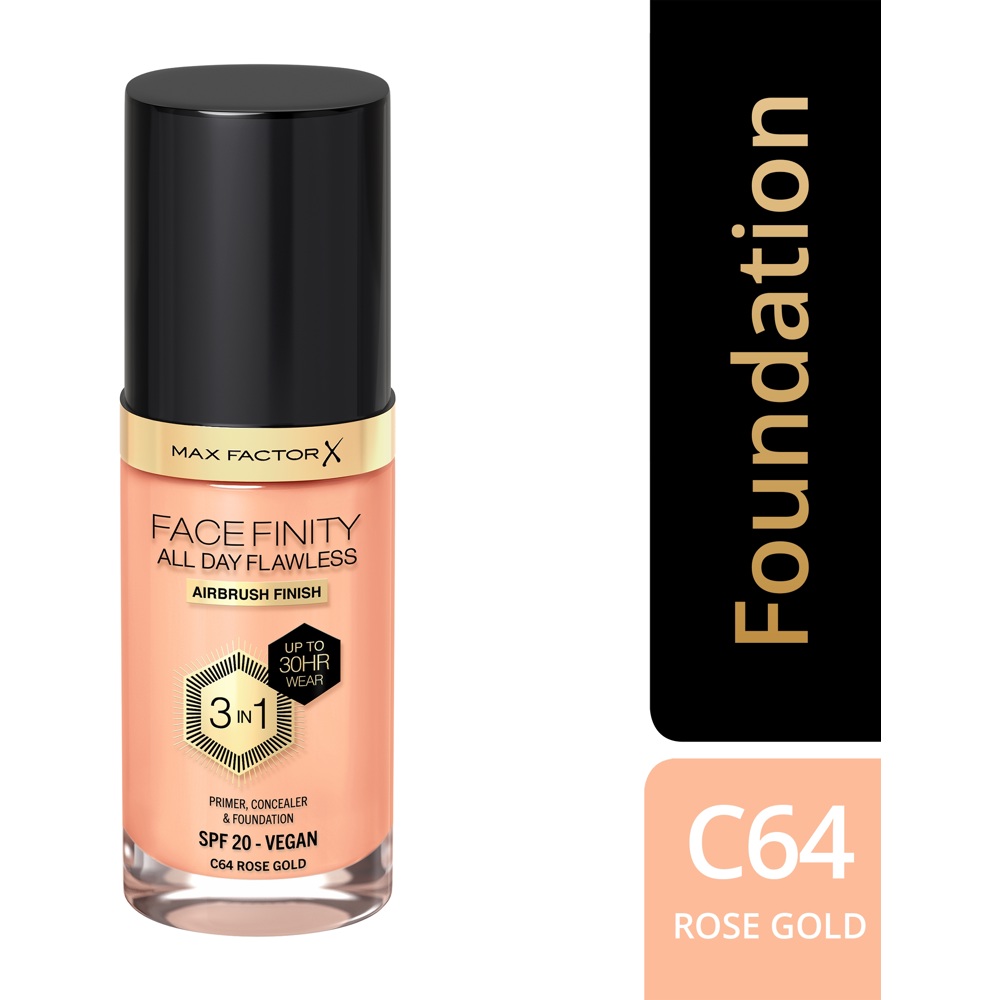 All Day Flawless 3-in-1 Foundation, 30ml