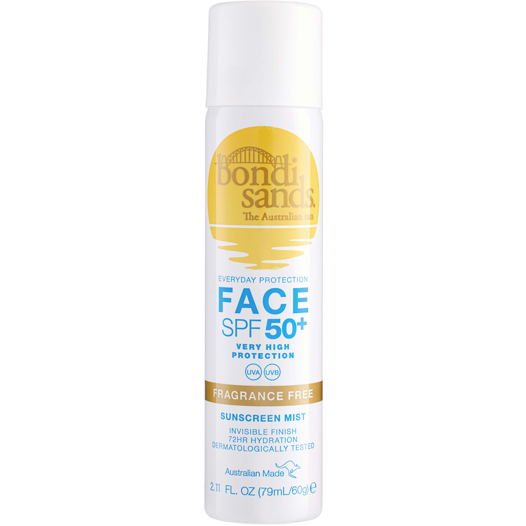 Bondi Sands SPF50+ Fragrance Free Face Mist, 79ml
