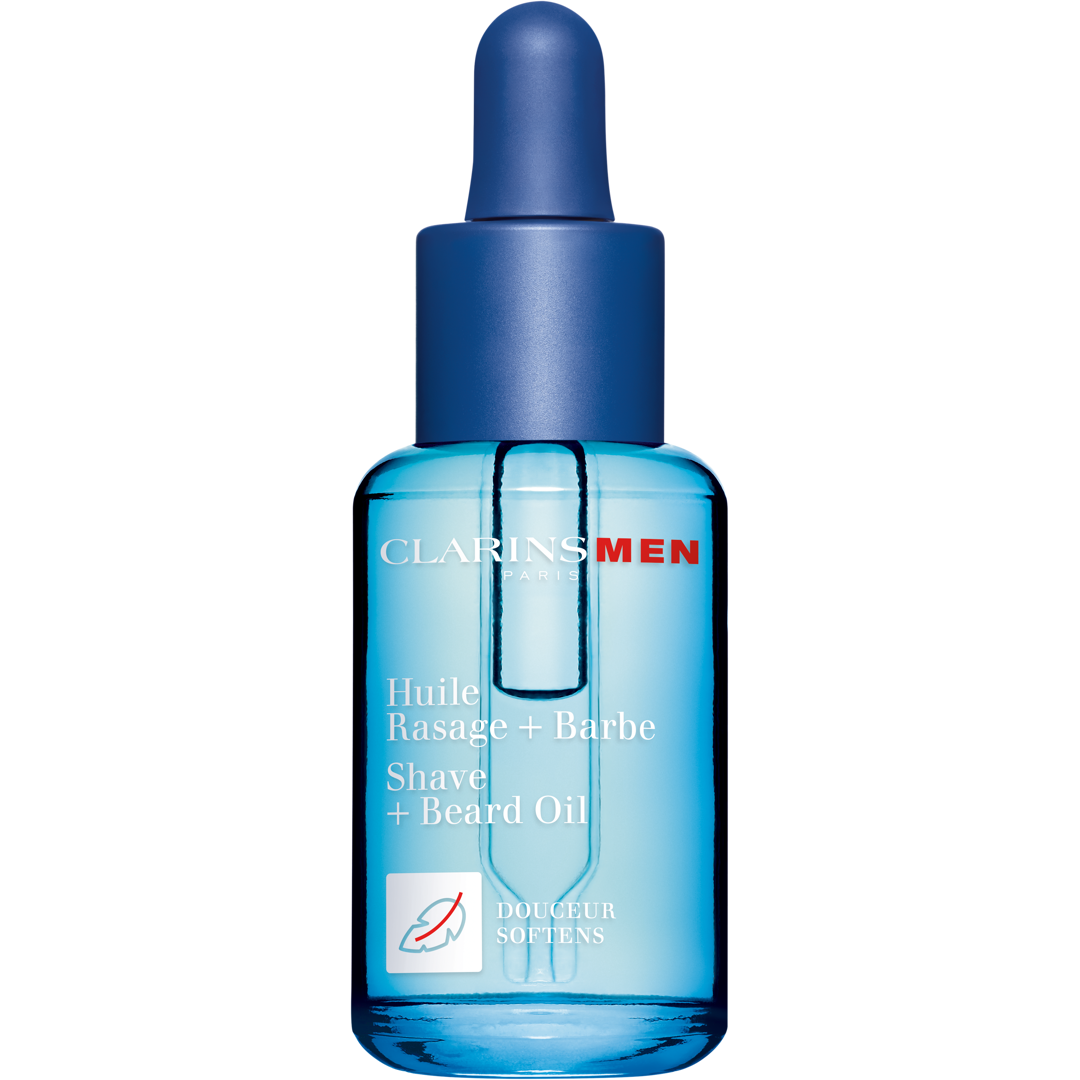 Clarins Men Shave + Beard Oil, 30ml hårolja