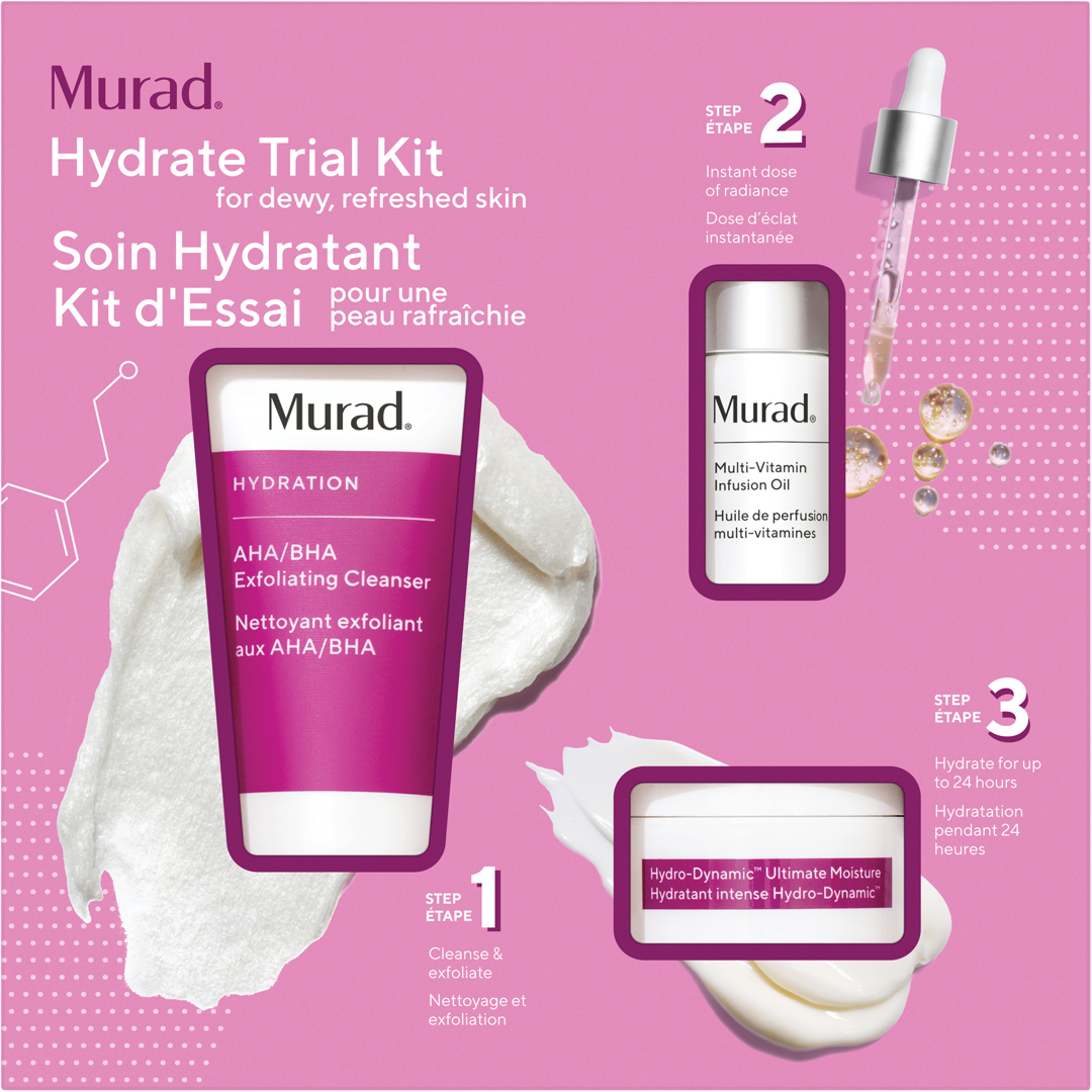 Murad Hydrate Trial Kit For Dewy, Refreshed Skin