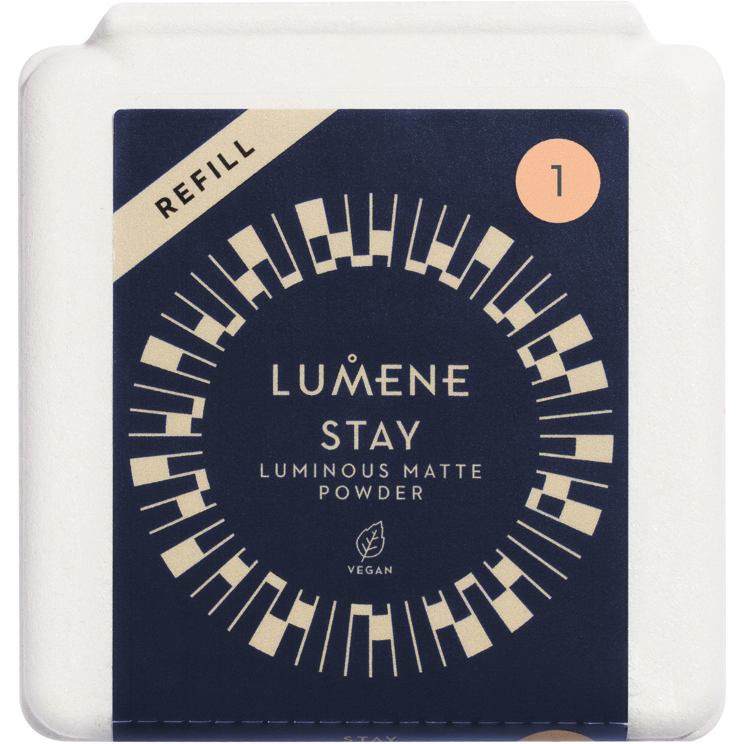 Lumene Stay Luminous Matte Powder Refill, 10g, 1, Puuteri