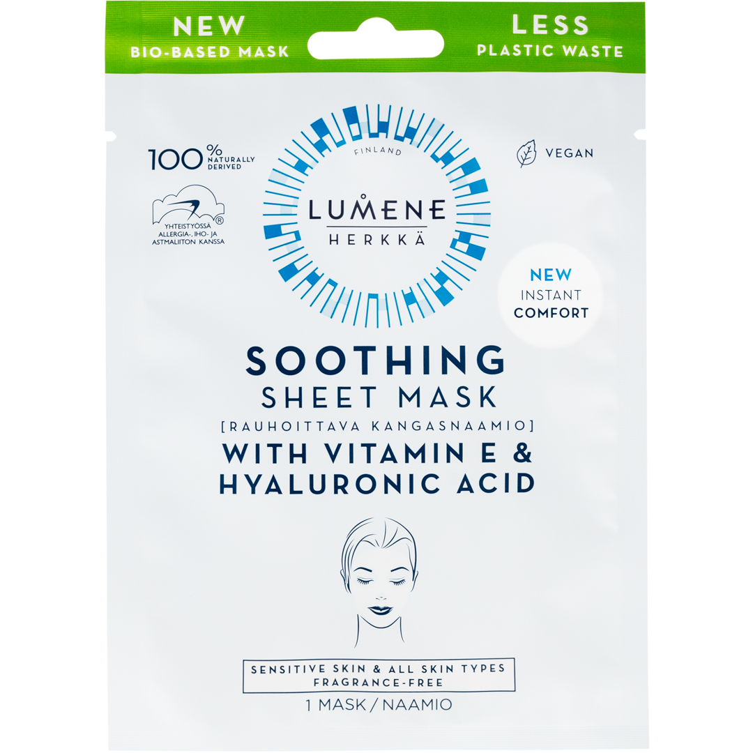 Lumene Herkkä Soothing SOS Sheet Mask, 1-Pack