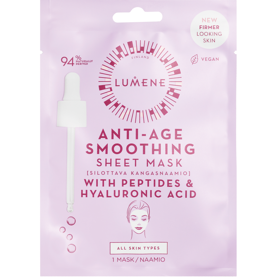 Lumene ANTI-AGE Smoothing Sheet Mask, 1-Pack
