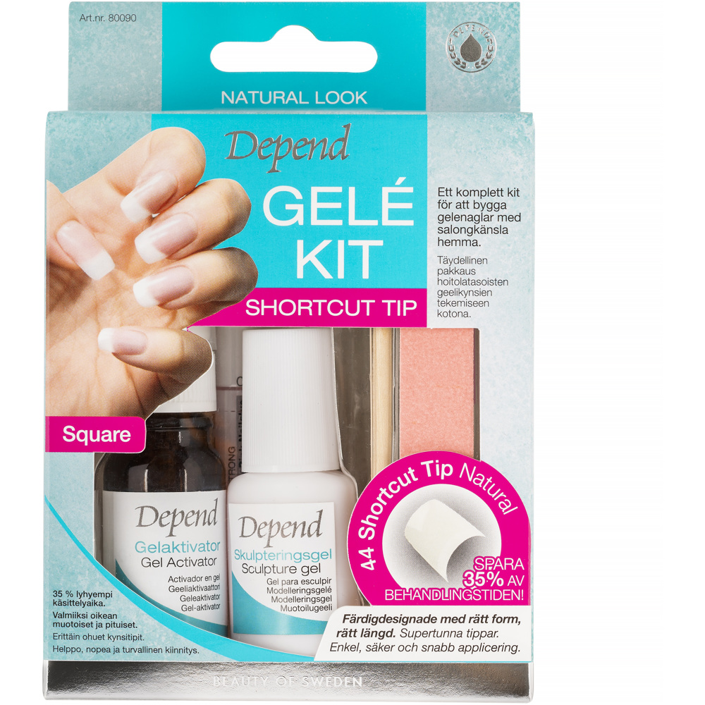 Gel Kit Natural Look Shortcut Tip