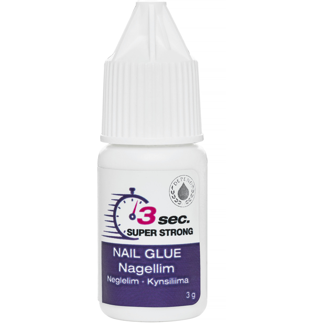 Depend 3 Sec. Natural Nail Glue, Kynsiliima
