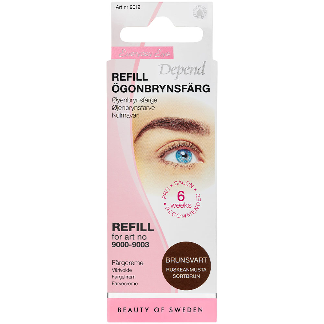 Depend Everyday Eye Eyebrow Colour, Refill, BrownBlack, Kulmaväri