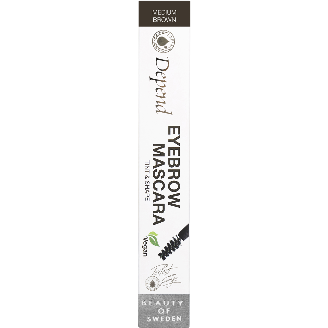 Depend Eyebrow Mascara Tint & Shape, Medium Brown, Kulmageeli