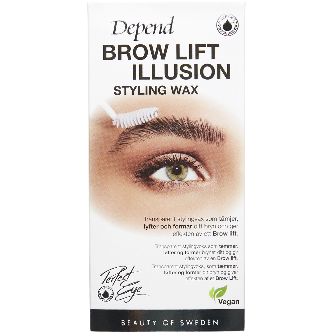 Depend Brow Lift Illusion Styling Wax, Transparent, Kulmavaha