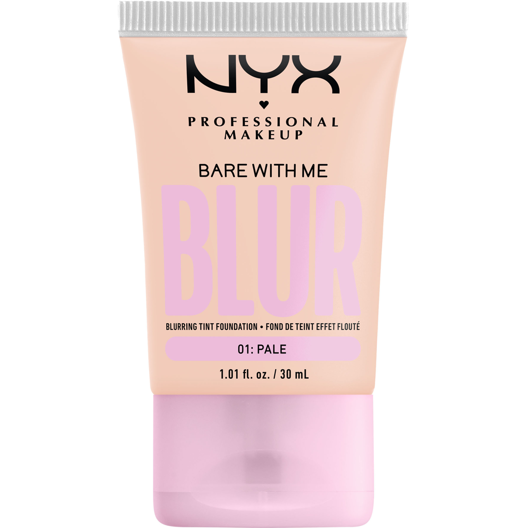 NYX Professional Makeup Bare With Me Blur Tint Foundation, 30ml, 01 Pale, Meikkivoide