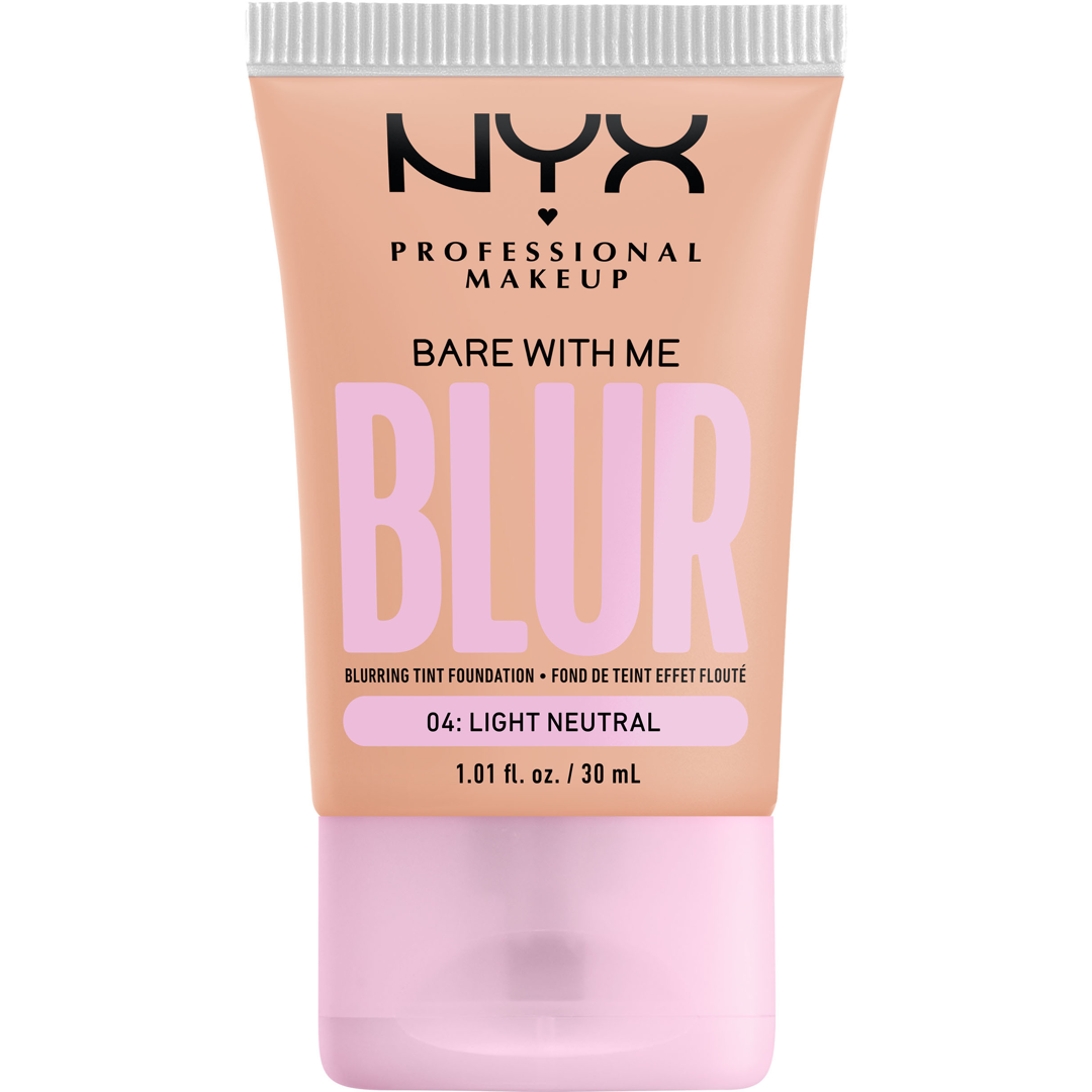 NYX Bare With Me Blur Tint Foundation, 30ml, 04 Light Neutral - foundation