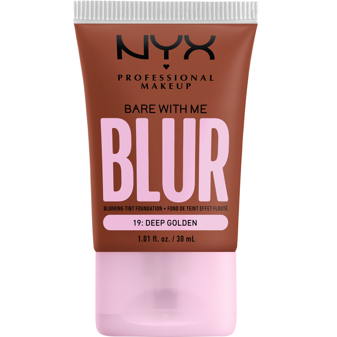 NYX Bare With Me Blur Tint Foundation, 30ml, 19 Deep Golden foundation