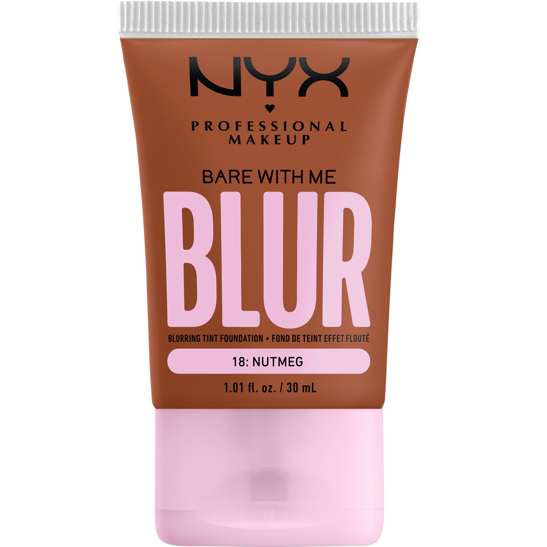 NYX Bare With Me Blur Tint Foundation, 30ml, 18 Nutmeg foundation