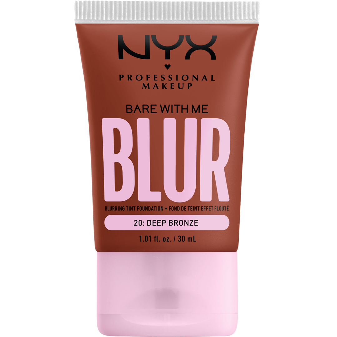 NYX Bare With Me Blur Tint Foundation, 30ml, 20 Deep Bronze foundation