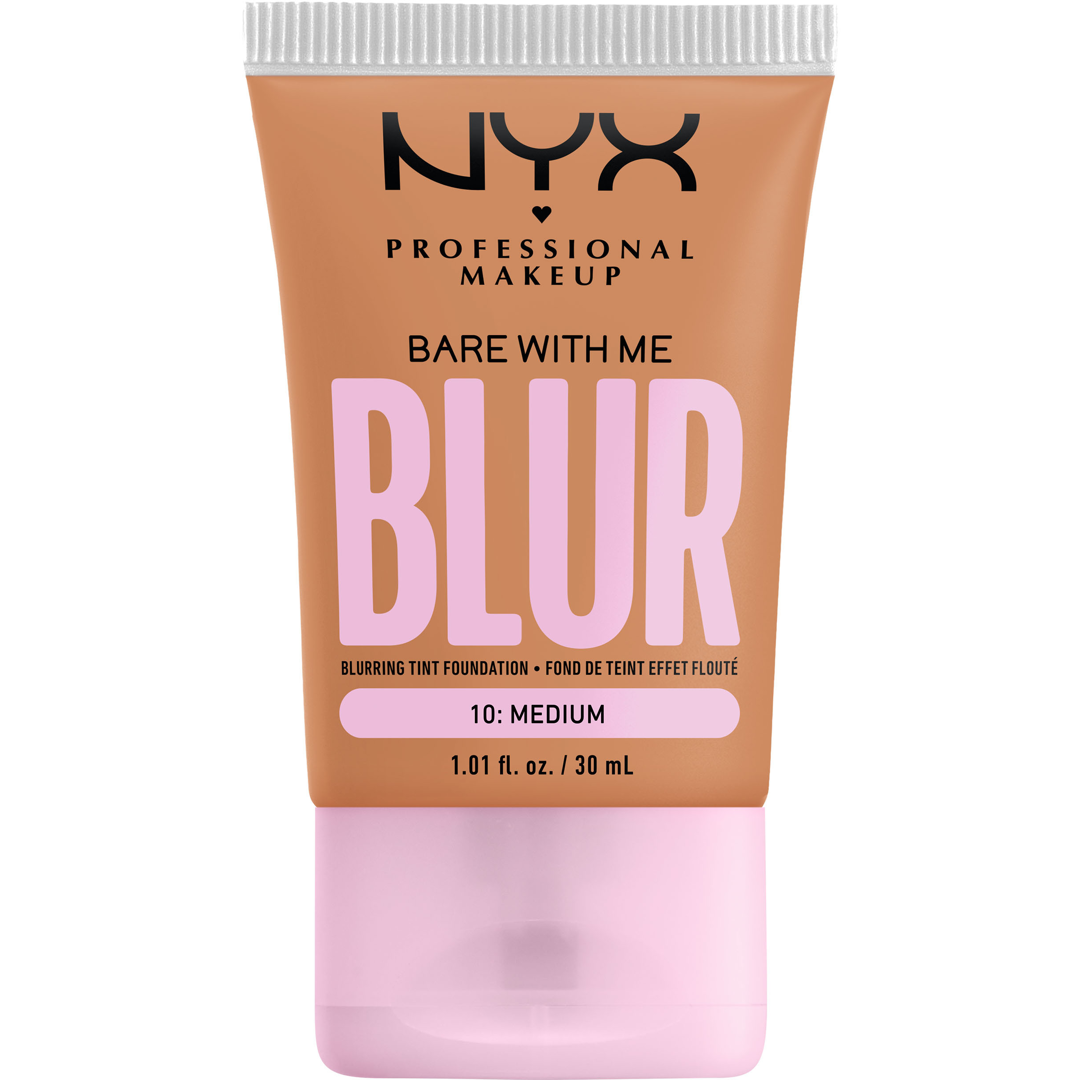 NYX Bare With Me Blur Tint Foundation, 30ml, 10 Medium foundation
