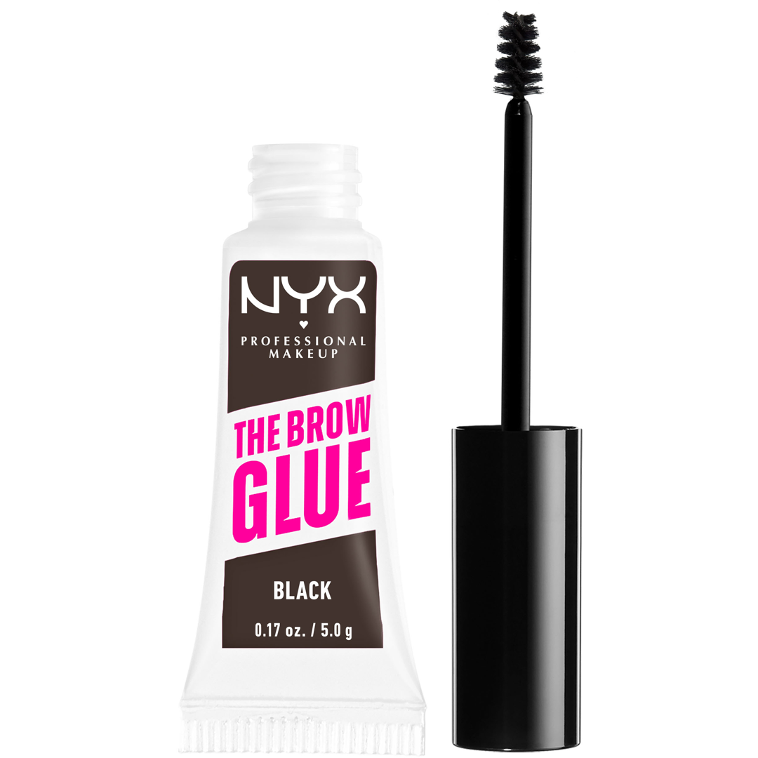 NYX Professional Makeup The Brow Glue Instant Brow Styler, 05 Black, Kulmageeli