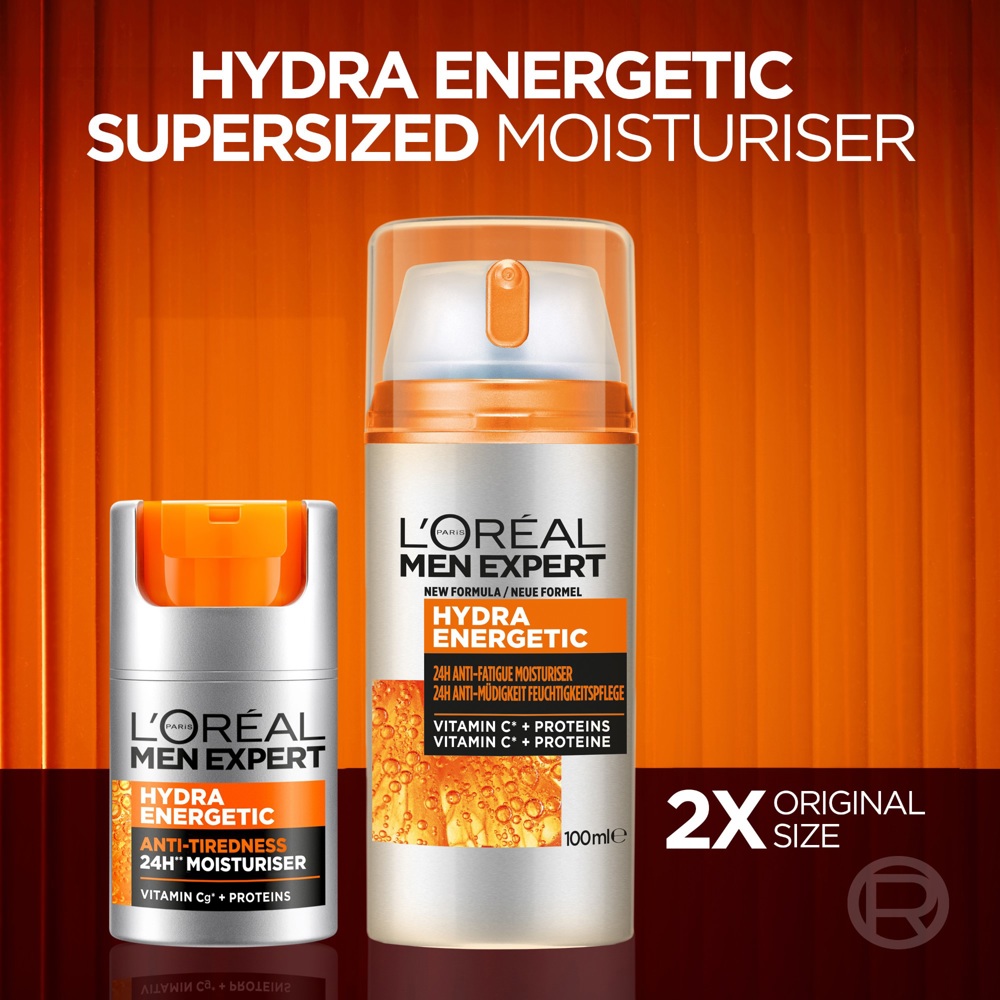 Men Expert Hydra Energetic 24H Anti-Tiredness Moisturiser, 100ml