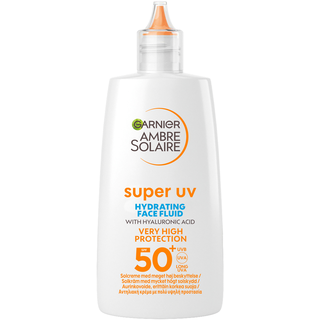 Garnier Ambre Solaire Sensitive Advanced Anti-Dark Spots & Anti-Pollution Super UV Fluid SPF50+, 40ml solkräm