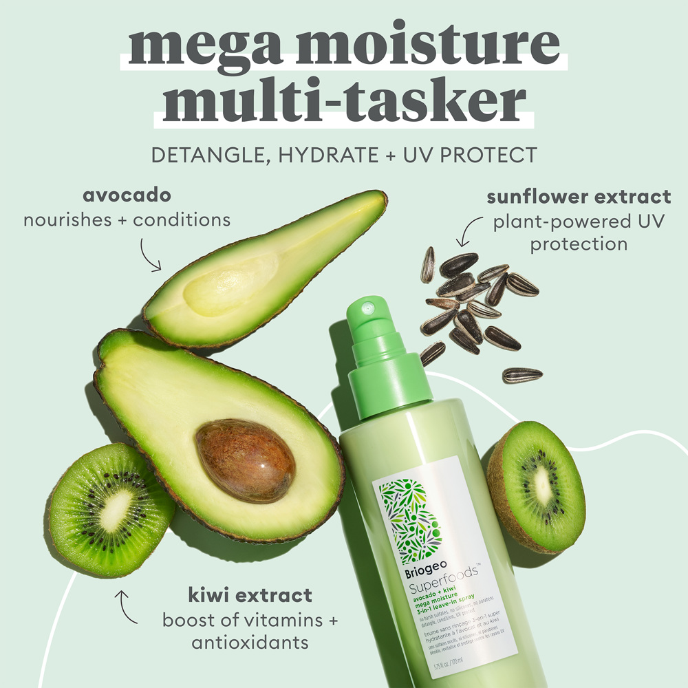 Superfoods™ Avocado + Kiwi Mega Moisture 3-in-1 Leave-In Spray