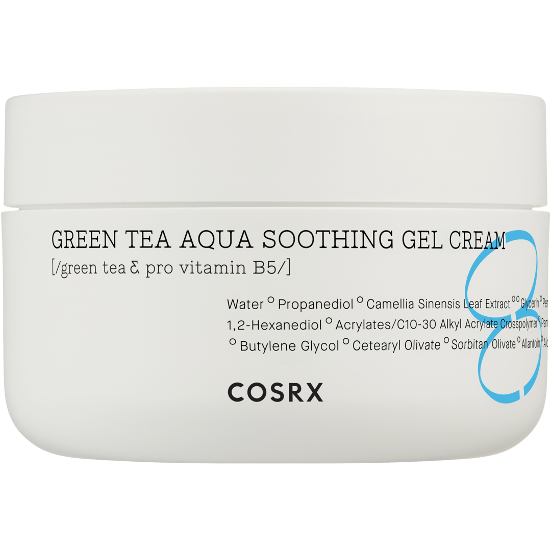 COSRX Hydrium Green Tea Aqua Soothing Gel Cream, 50ml, Päivävoide
