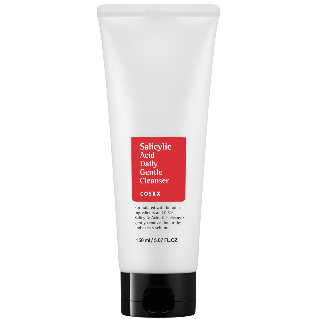 COSRX Salicylic Acid Daily Gentle Cleanser, 150ml, BHA Salicylic Acid cleanser