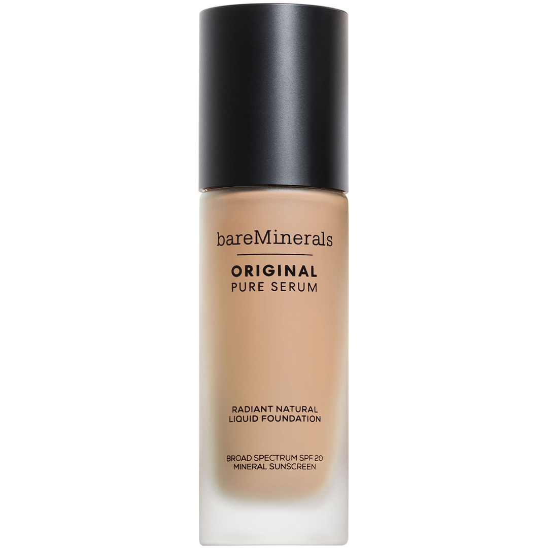 bareMinerals Original Pure Serum Radiant Natural Liquid Foundation Mineral SPF20, 2 Light Neutral foundation