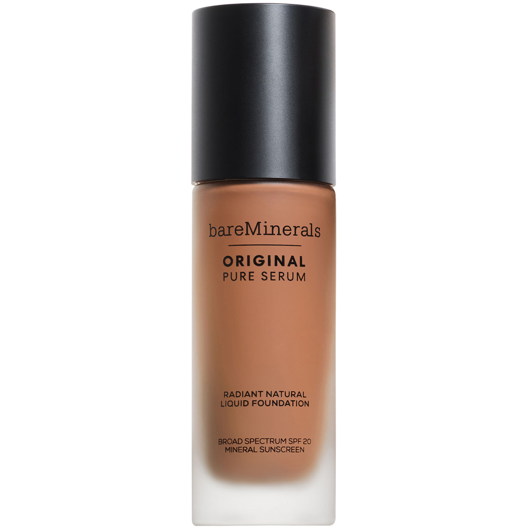 bareMinerals Original Pure Serum Radiant Natural Liquid Foundation Mineral SPF20, 4.5 Medium Deep Cool foundation