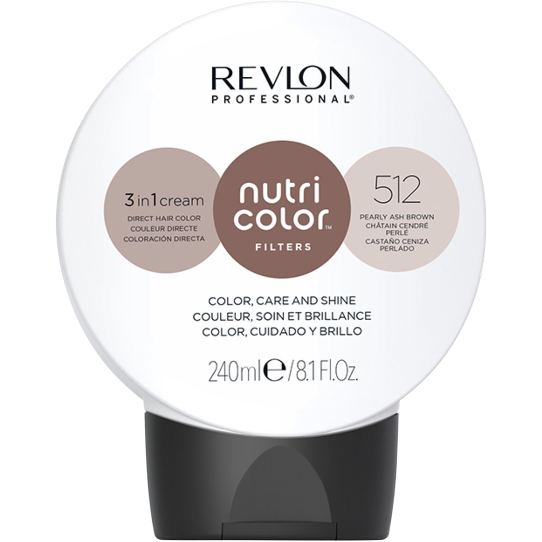 Revlon Nutri Color Filters, 240ml, 512 Pearly Ash Brown, Hiussävyte