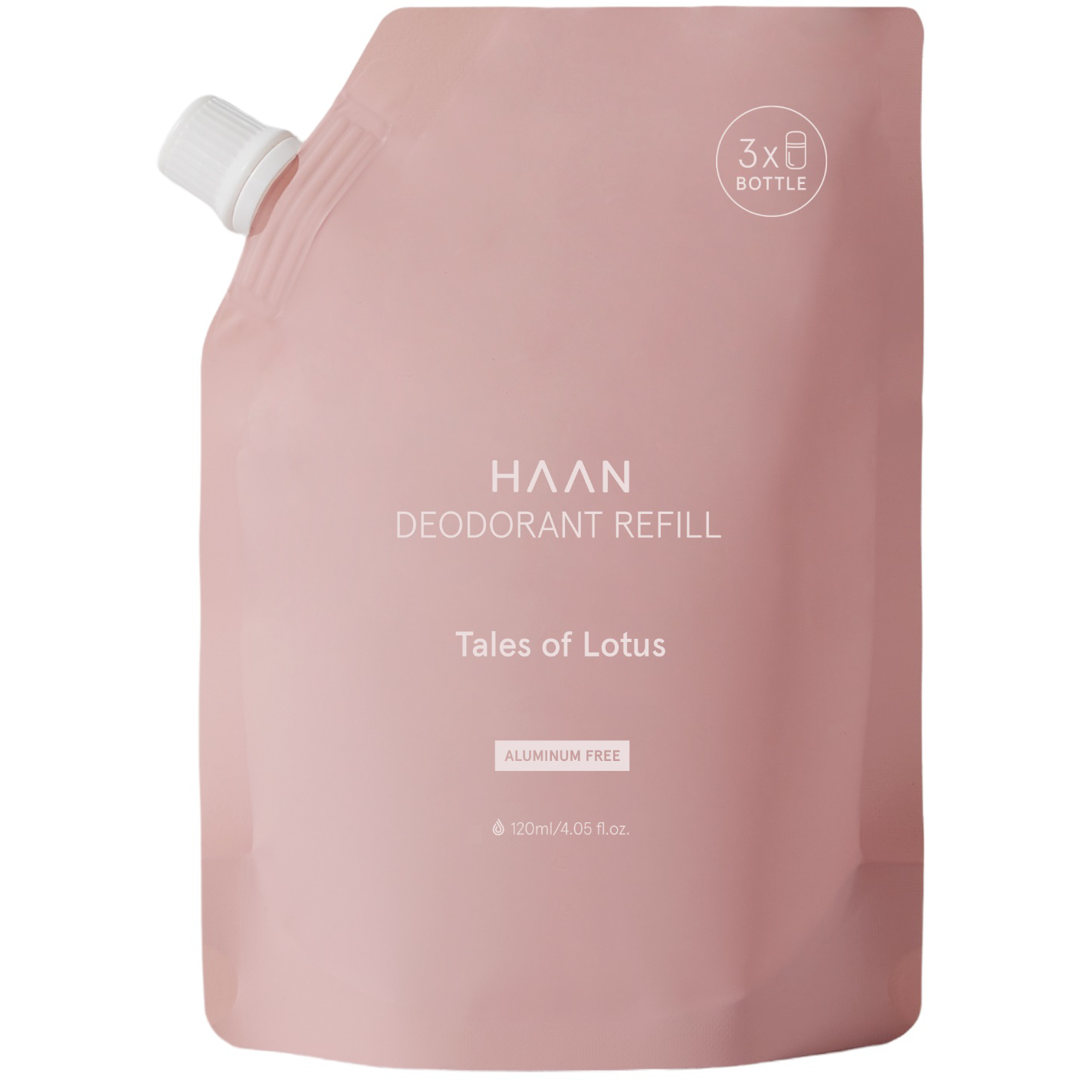 HAAN Tales Of Lotus Deodorant, 120ml Refill, Roll on -deodorantti