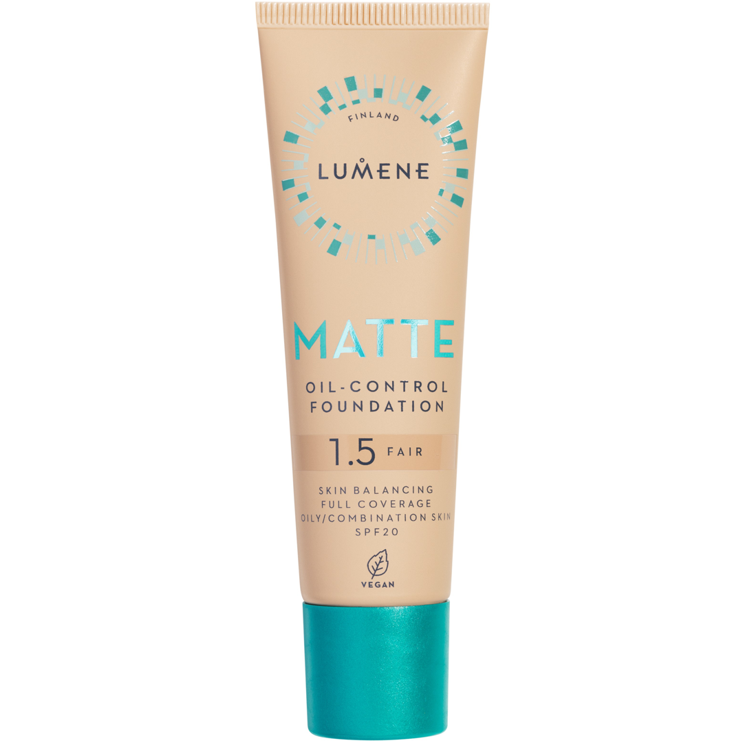 Lumene Matte Oil-Control Foundation SPF20, 30ml, 1.5 Fair foundation