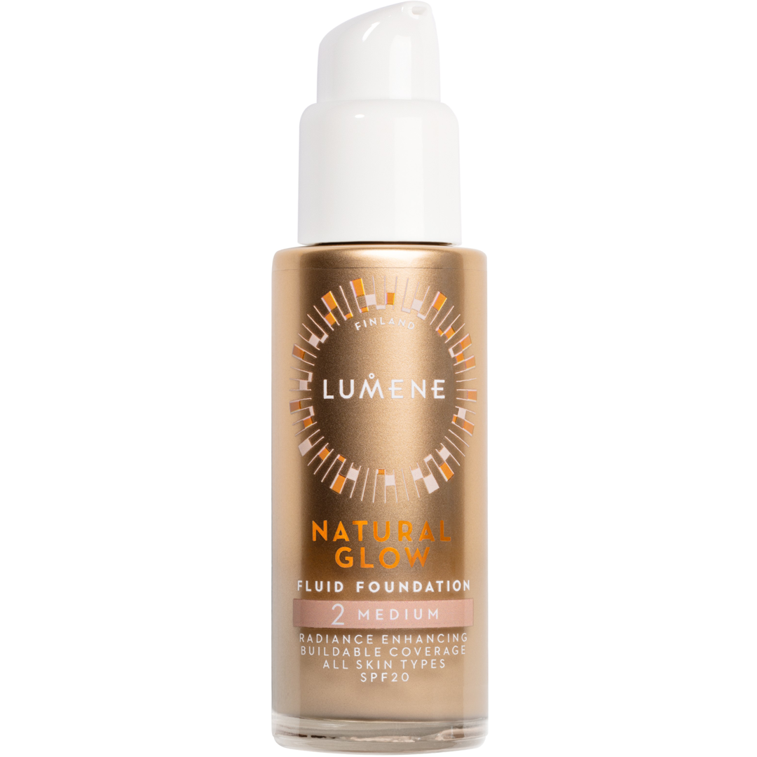 Lumene Natural Glow Fluid Foundation SPF20, 30ml, 2 Medium foundation