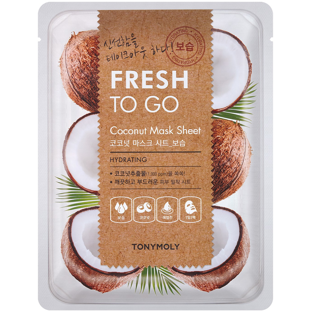TONYMOLY Fresh To Go Coconut Sheet Mask, Kasvonaamio