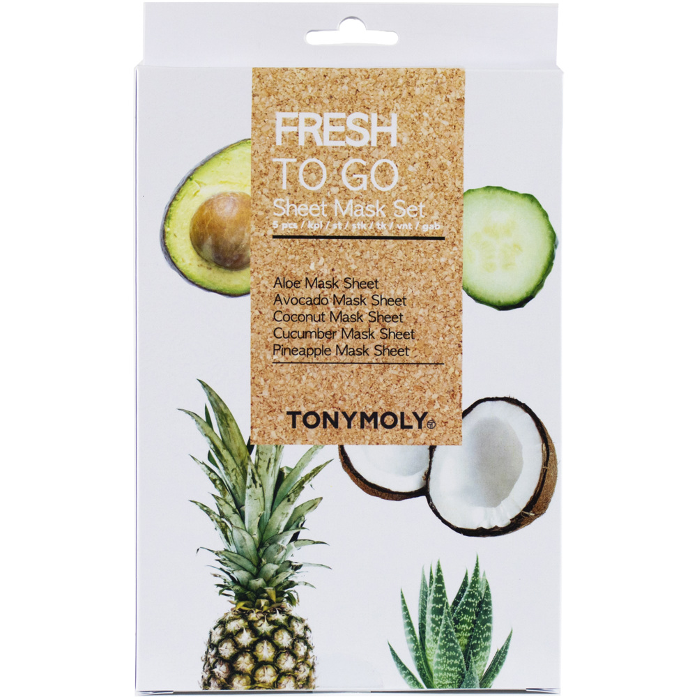 Fresh To Go Sheet Mask Set, 5-Pack