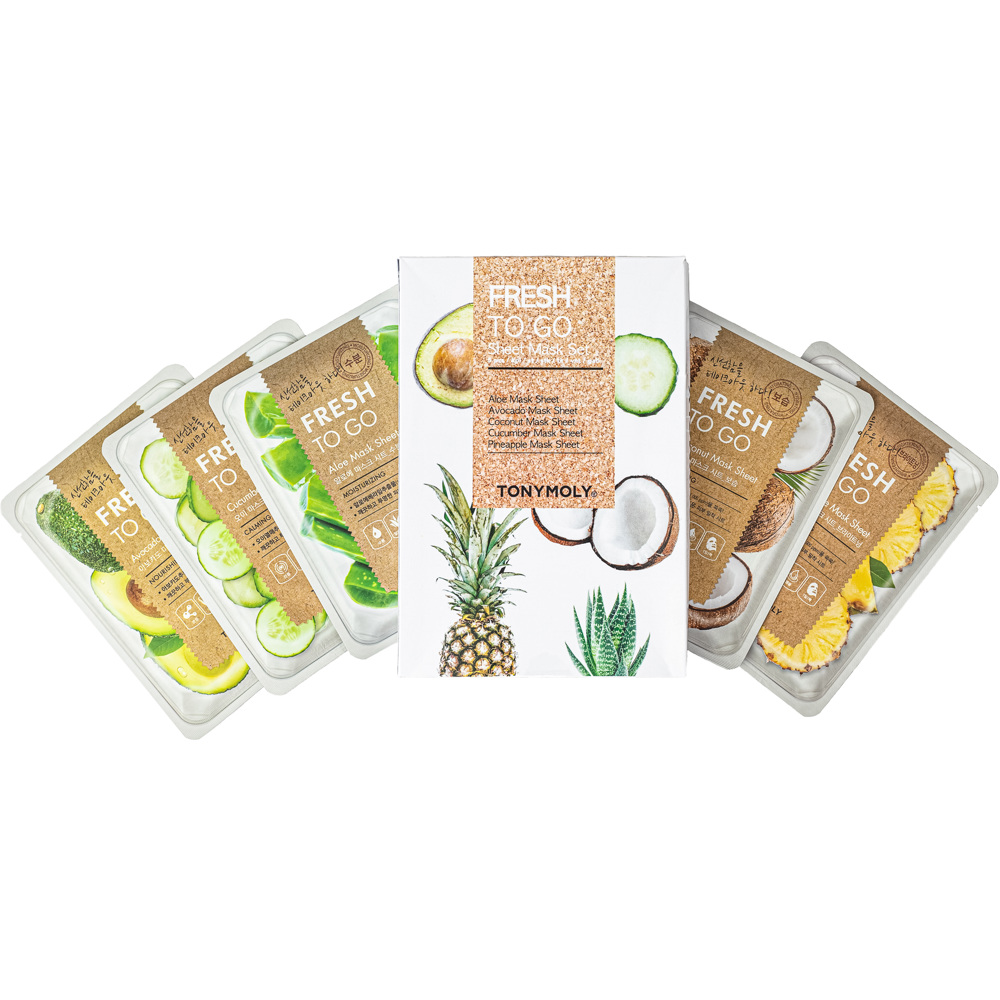 Fresh To Go Sheet Mask Set, 5-Pack