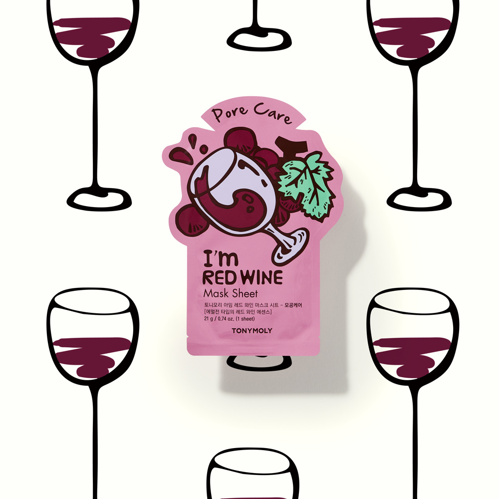 I´m Red Wine Sheet Mask