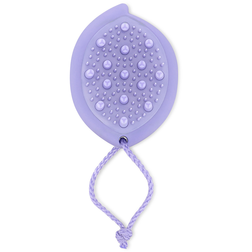 Go Green Scalp Exfoliator/Massage Brush, Purple