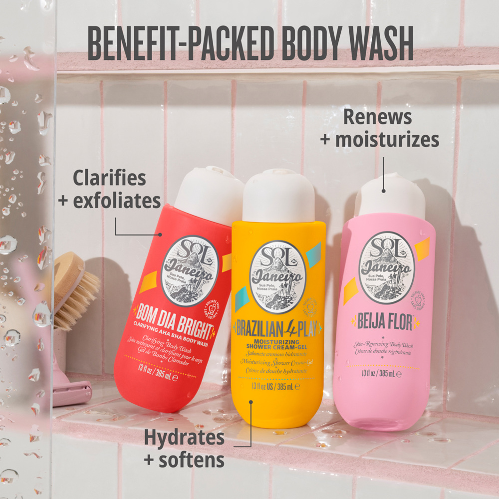 Beija Flor Skin-Renewing Body Wash, 385ml