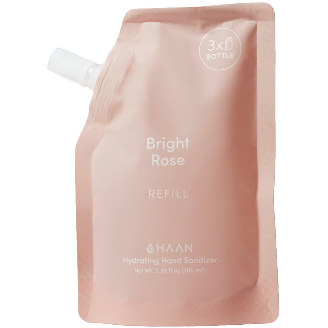 HAAN Hand Sanitizer Bright Rose, 100ml Refill