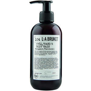 104 Hand & Body Wash, Bergamot and Patchouli, 240ml